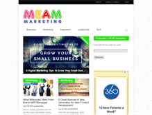 Tablet Screenshot of meammarketing.com